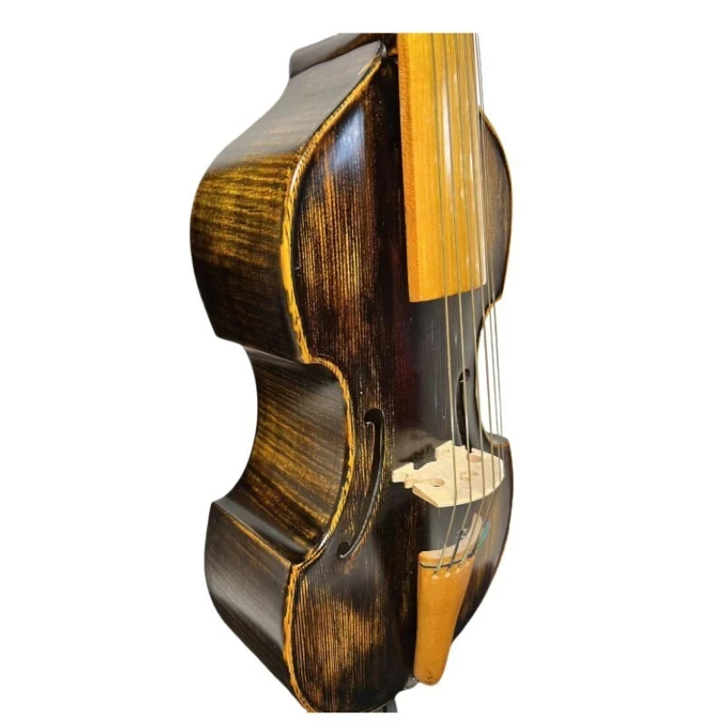 Dark color Maple wood Viola da gamba 7 string 15" Viol Baroque string instrument