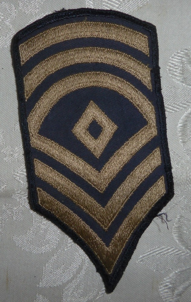 Vintage US Military Patch - First Sergeant