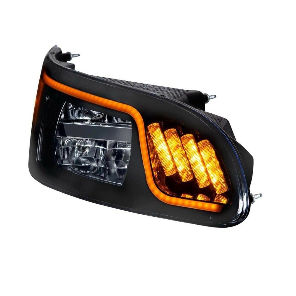 Black Out LED Peterbilt Headlight Passenger Side