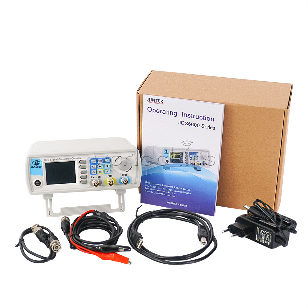 JDS6600 40MHz 14bits Dual-Channel Arbitrary Waveform DDS Signal Generator Pulse