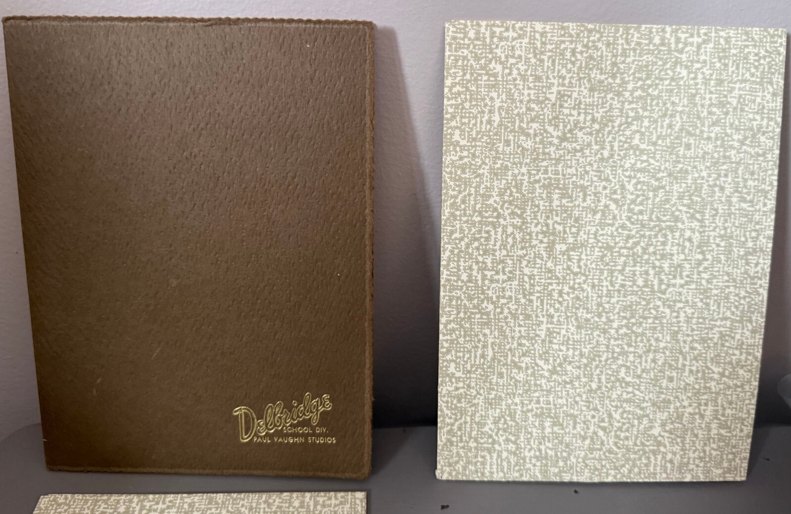 Lot of 4 Vintage Photograph Holders Delbridge Photos by Rigsby