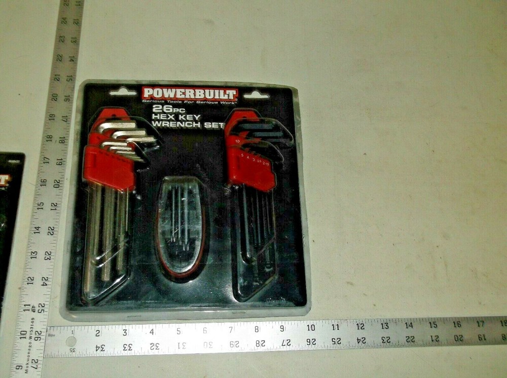 POWERBUILT 26 PC HEX WRENCH SET
