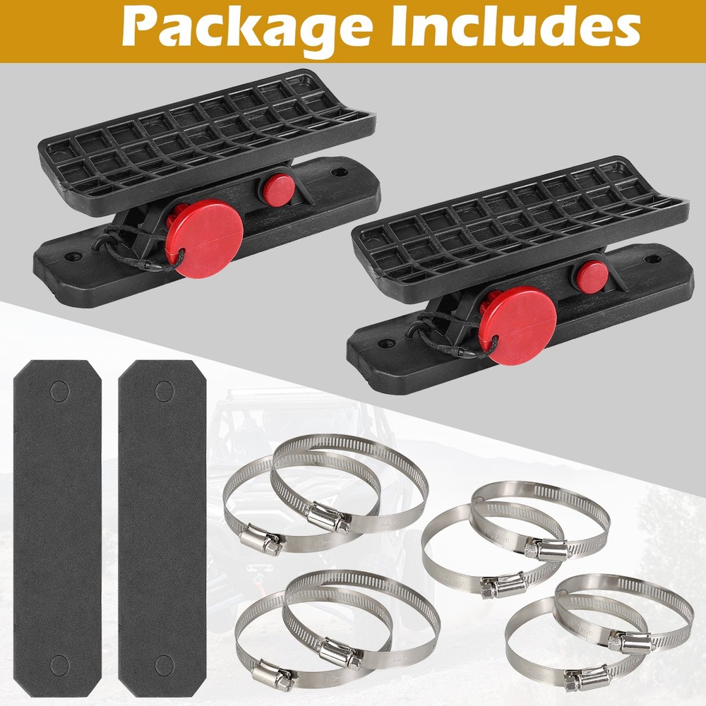 Black Quick Release Adjustable Roll Bar Fire Extinguisher Holder Mount For Jeep