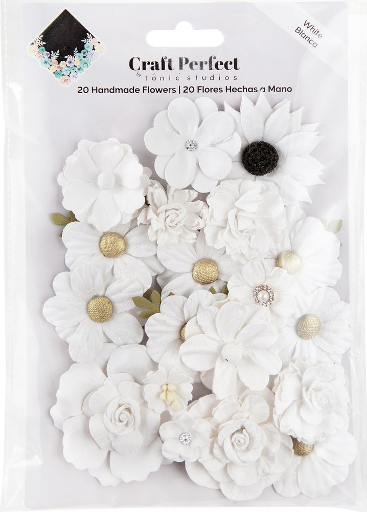Craft Perfect Grad Flower Pack-White