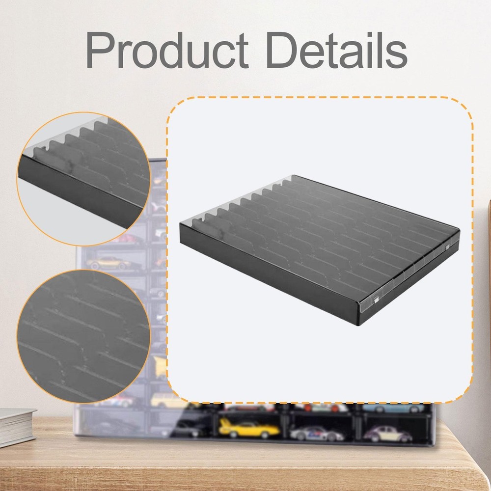1/64 Model Car Storage Display Case Protective Durability Organizer Case