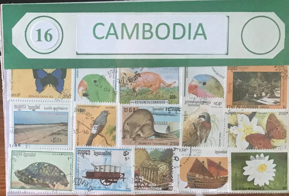 Stamp Packet - Cambodia