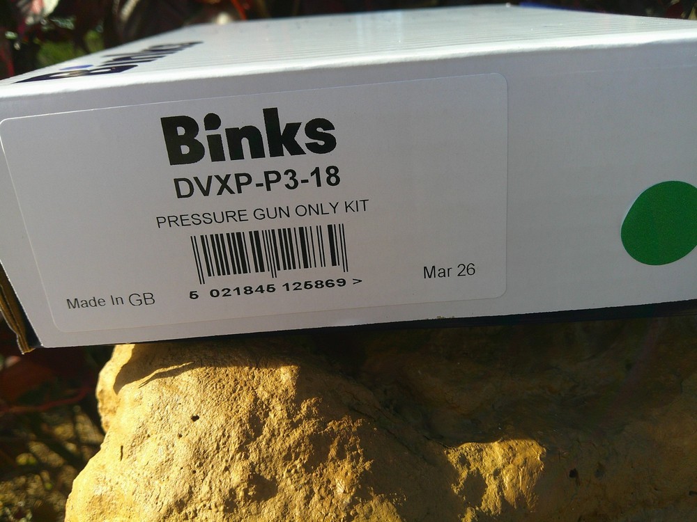 Binks DVX-P3-1.8 Pressure Feed Spray Gun