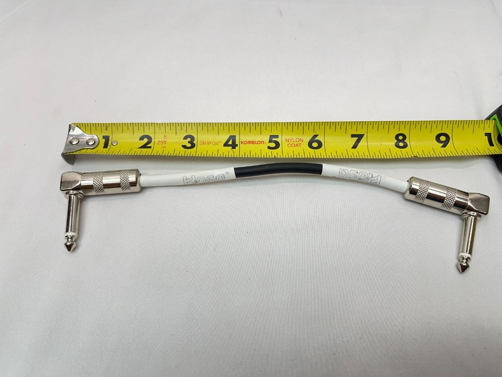 Hosa Right Angle Standard Guitar Patch Cable - 6 inch