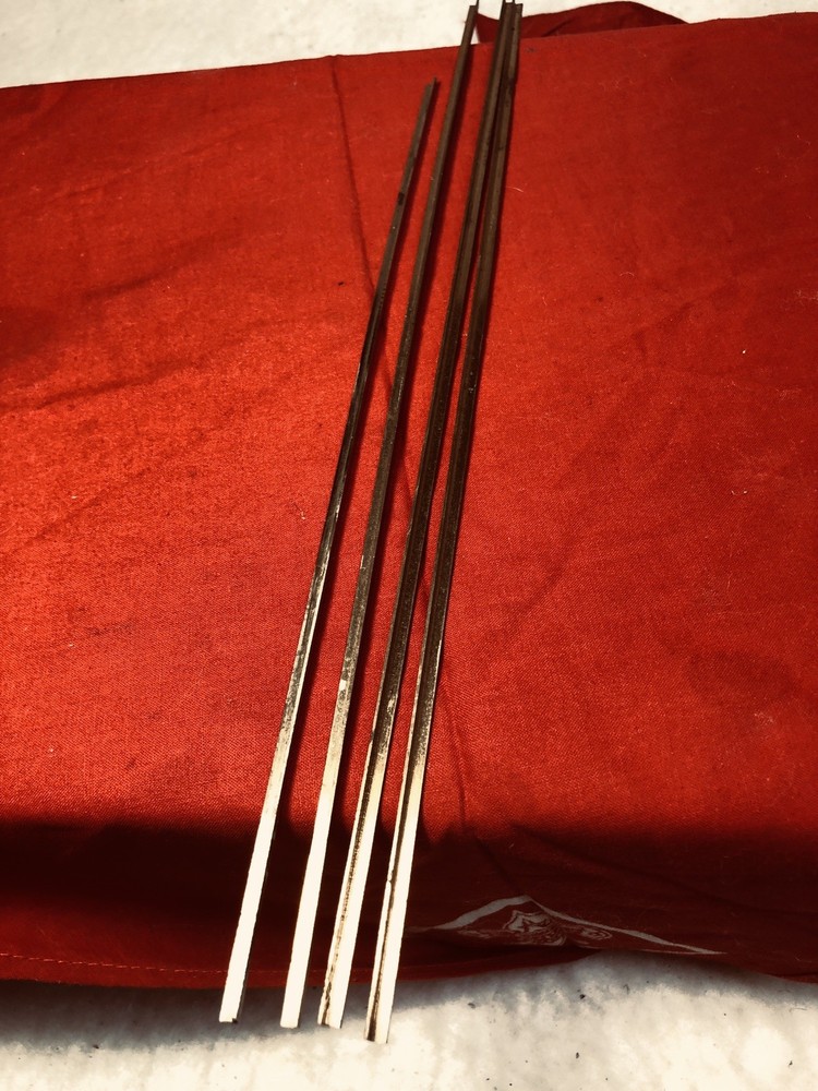 K&S 1/8" Solid Brass Angle 4 Packs 12" & 10” Long #9880