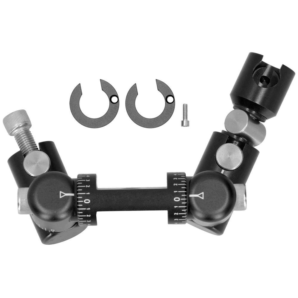 ˜(Black)Double Side V Bar Archery Rod Stabilizer Adjustable Quick Disconnect