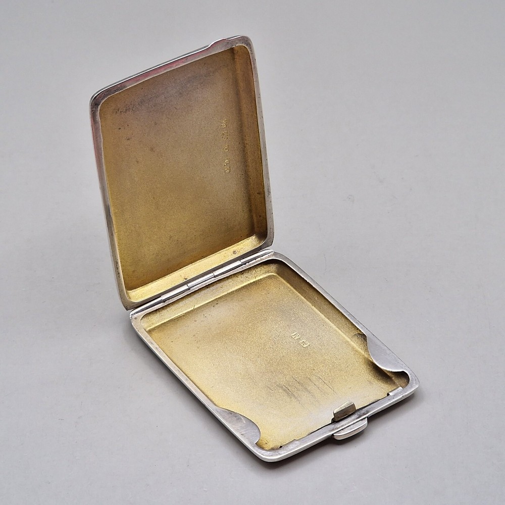 Sterling Silver Engine Turned Matchbook Case by Cohen & Charles 1936