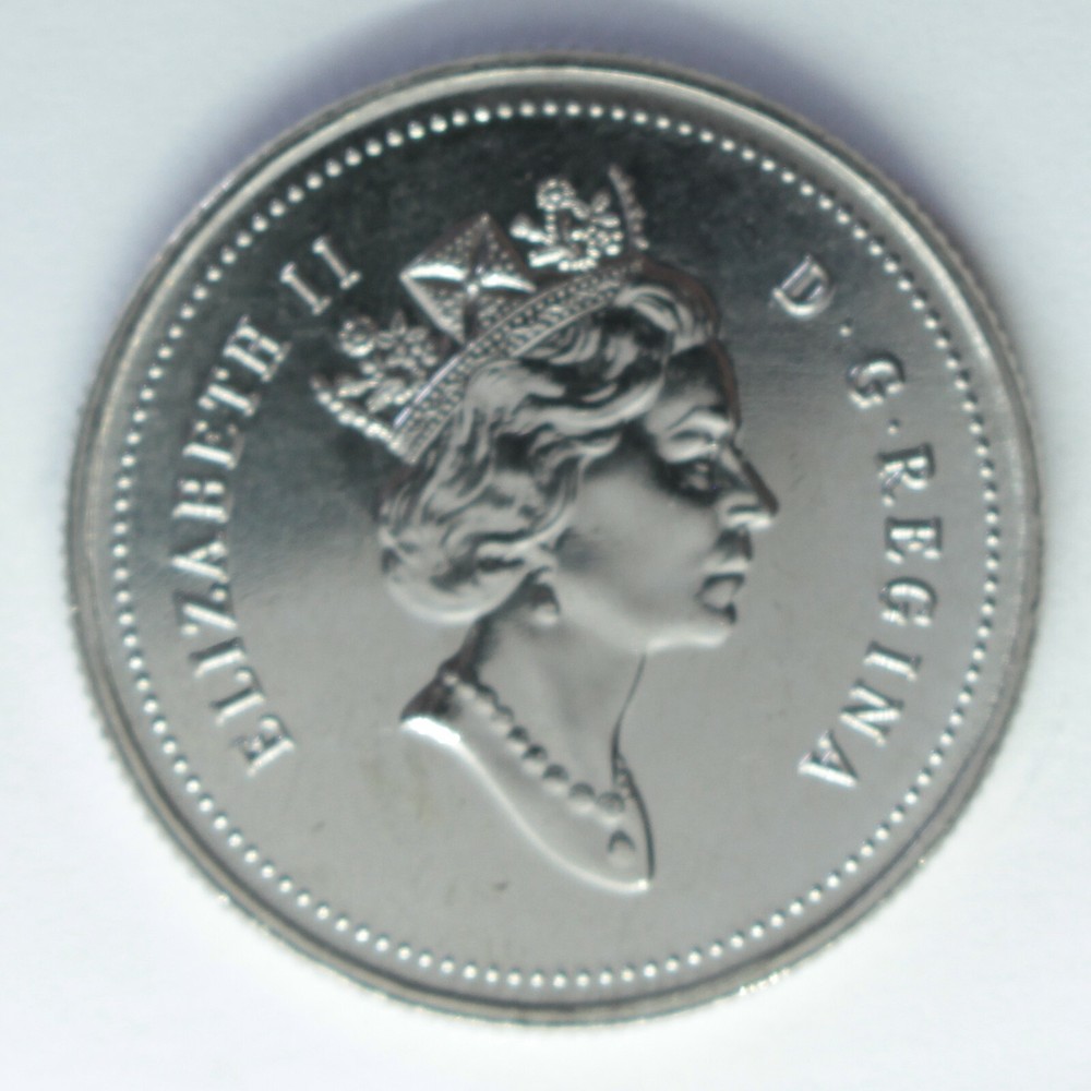 Canada 1993 Quarter (25 Cents) from a Mint Roll