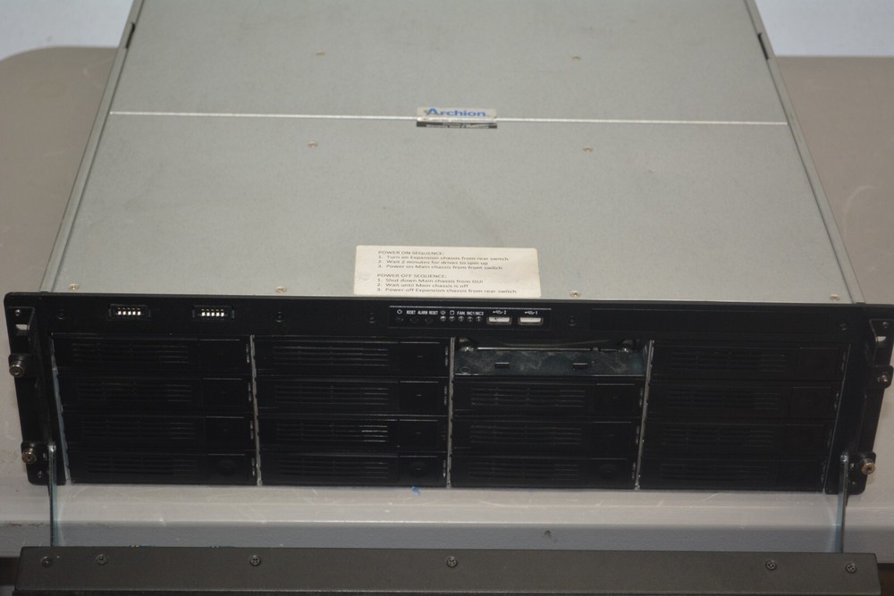 ^ Archion EO High Performance Shared Media Storage System 15x 2TB Drives