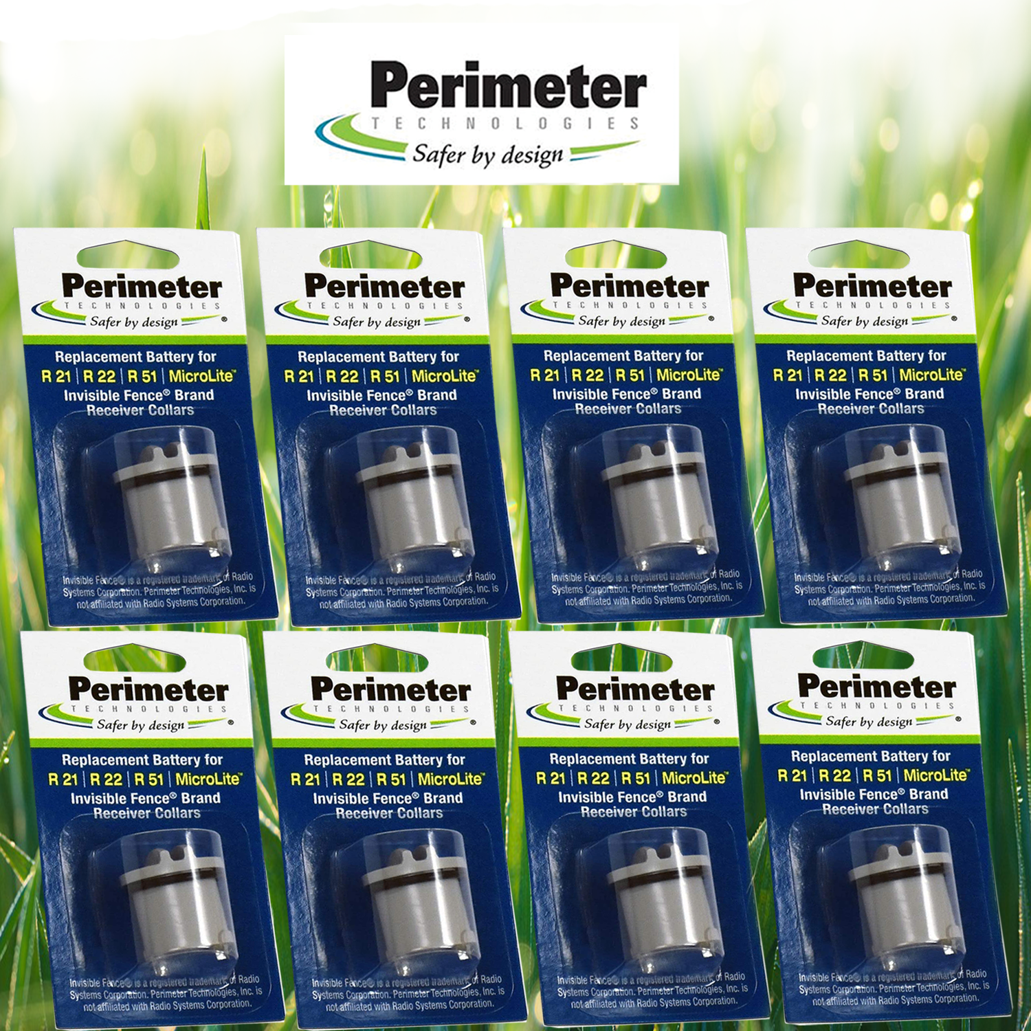 Perimeter IFA-001 Dog Collar Batteries For Invisible Fence R21 R22 R51 Microlite