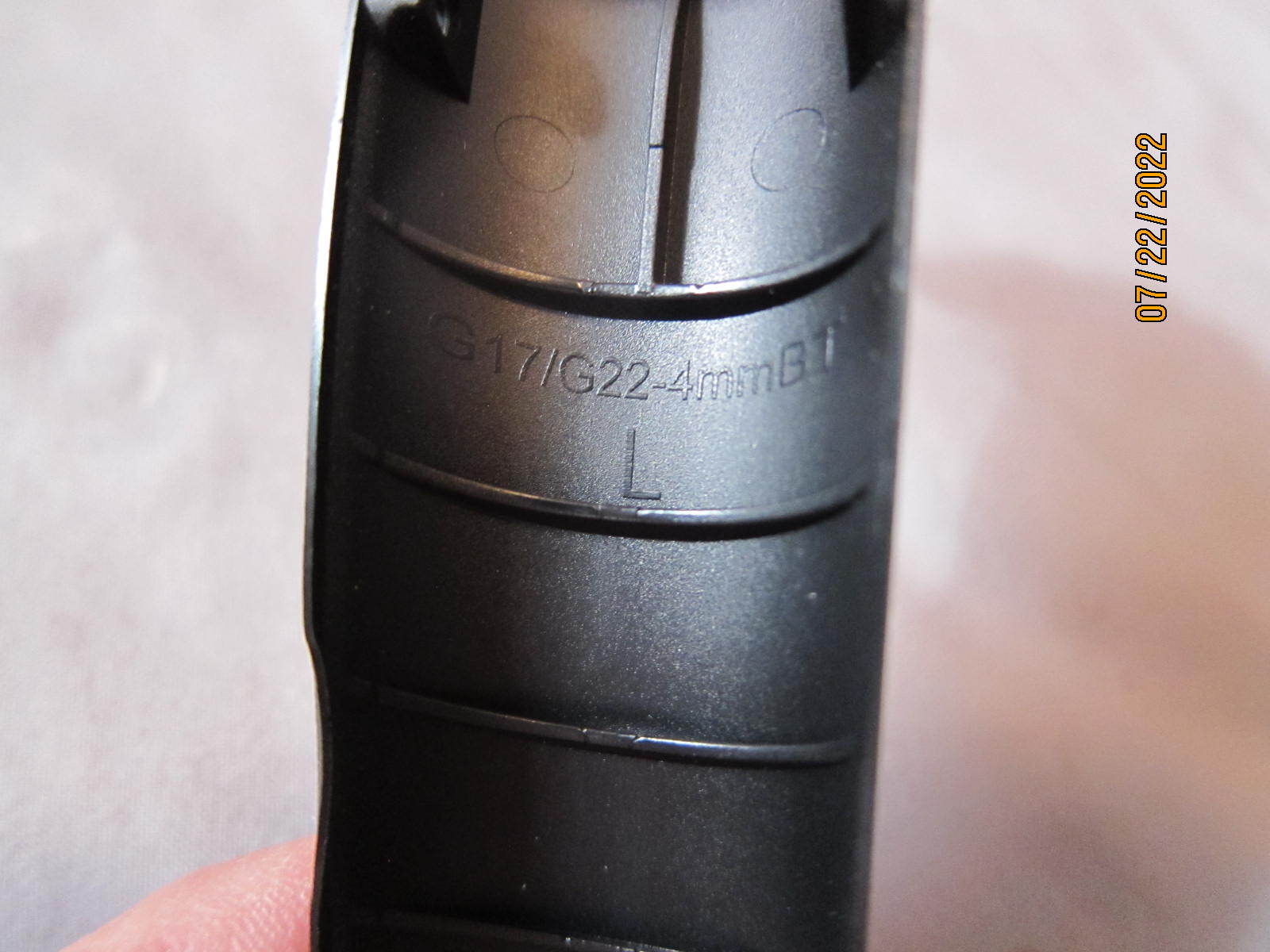 New GLOCK Safe Action Back Straps G17/22 Gen 4 & 5 Models G17 G22