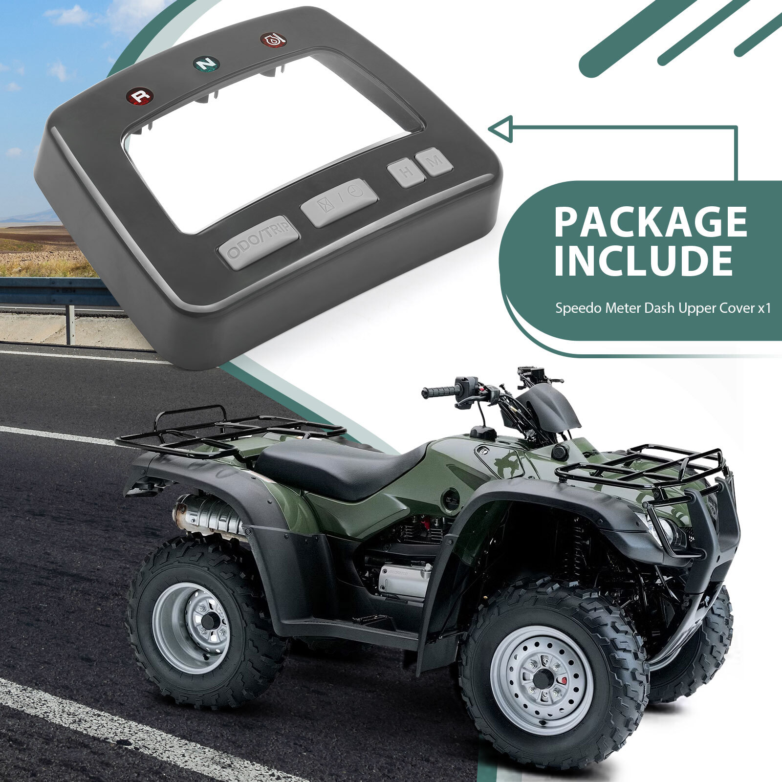 Speedometer Dash Upper Case 2001-2004 For Honda Foreman Rubicon 500 4×4 TRX500FA