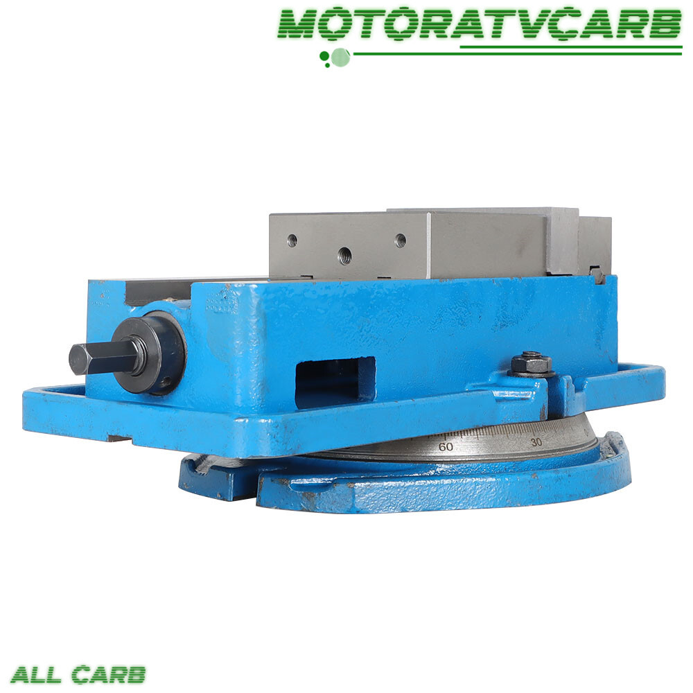 ALL-CARB 4" Lockdown Vise Precision Milling Machine Bench Clamp Vice With Base