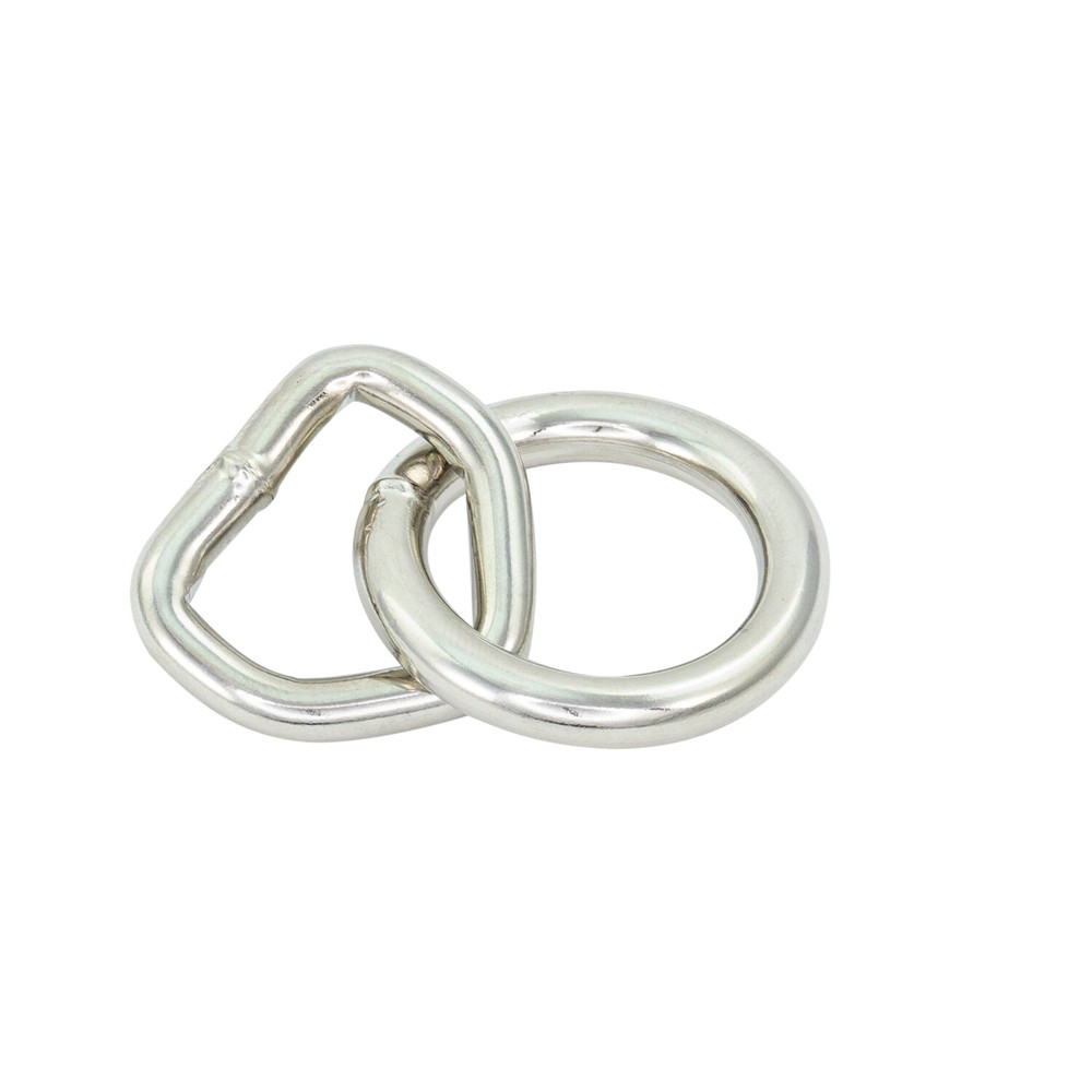 Silver Small 28mm Bondage Rings – Single - StudsAndSpikes
