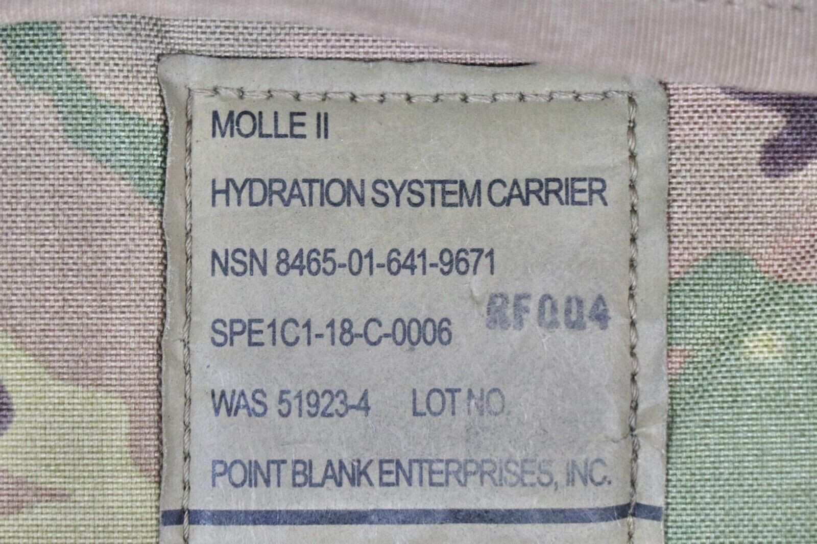 OCP Multicam Hydration Water Carrier US Army 100oz Pack Camelbak 9671 (OctHC) LN