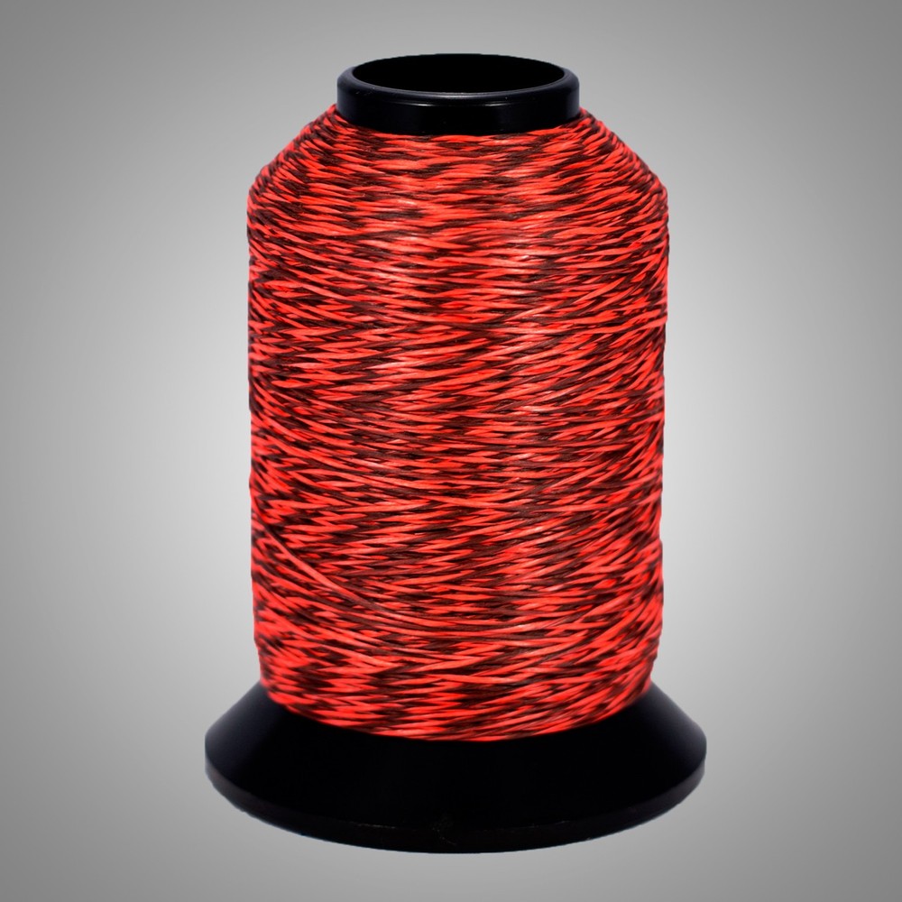 Flo Orange & Black Speckled BCY 452X Bowstring Material 1/4lb Bow String Making