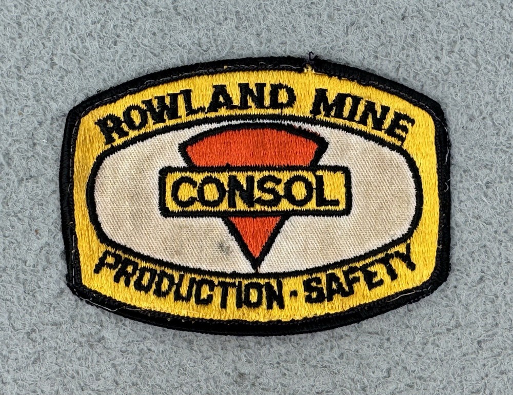 Vintage Consol Rowland Mining Patch