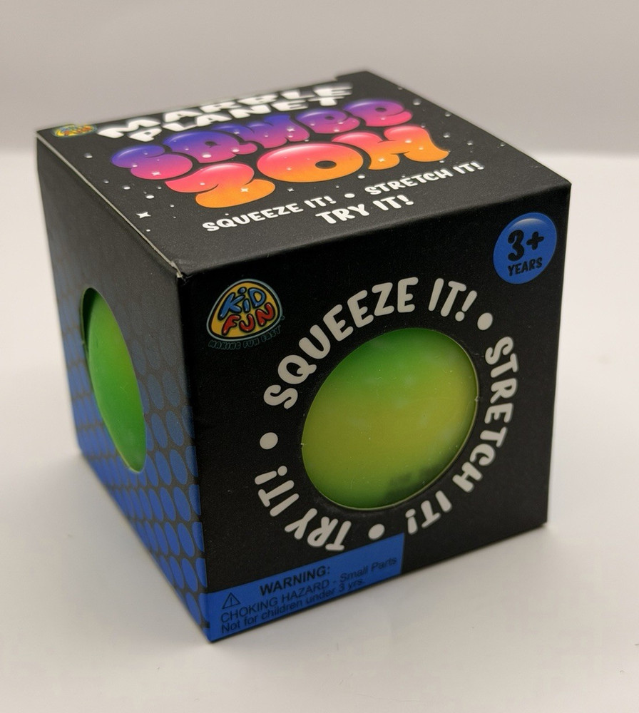 Kid Fun Galactic Sensory Squeeze Ball Toy Squeezable Stretchy Multicolor 3+