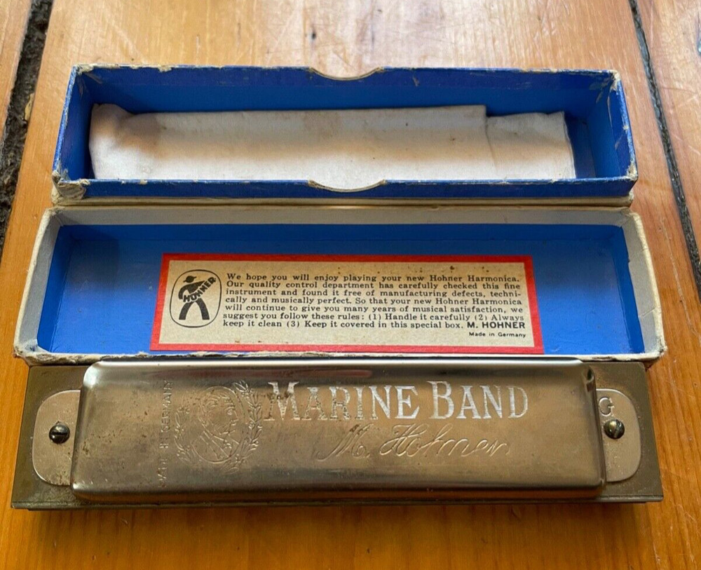 3 Vintage M. Hohner Harmonicas