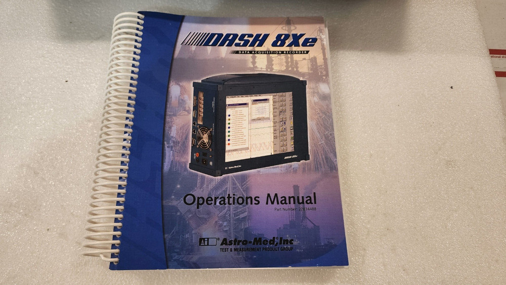 Astro-Med DASH 8Xe Chart Recorder Loaded Unit #1