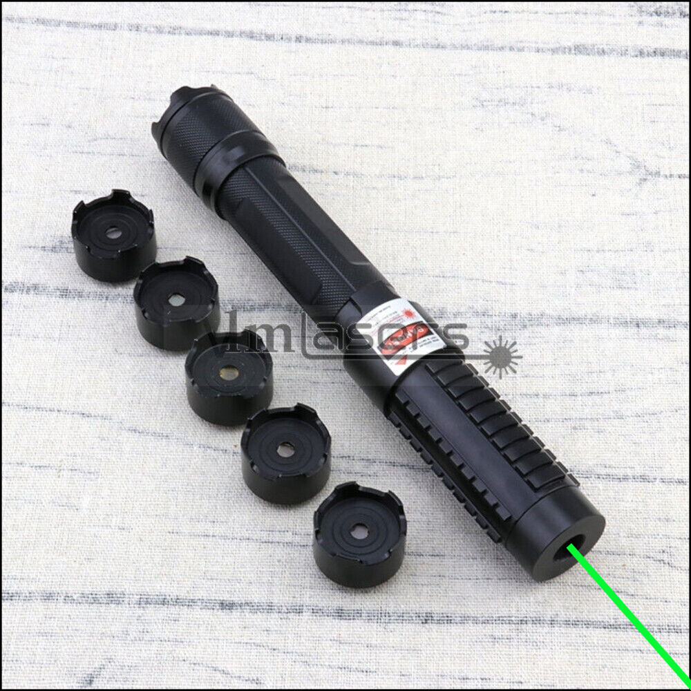 Green 532nm Laser Pointer Adjustable Focus Visible Beam Light