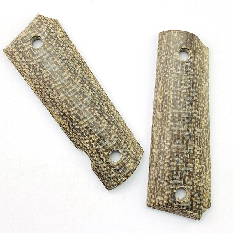 Custom Tactical Micarta Material 1911 Models Grips Handle Patch DIY Shank Scale