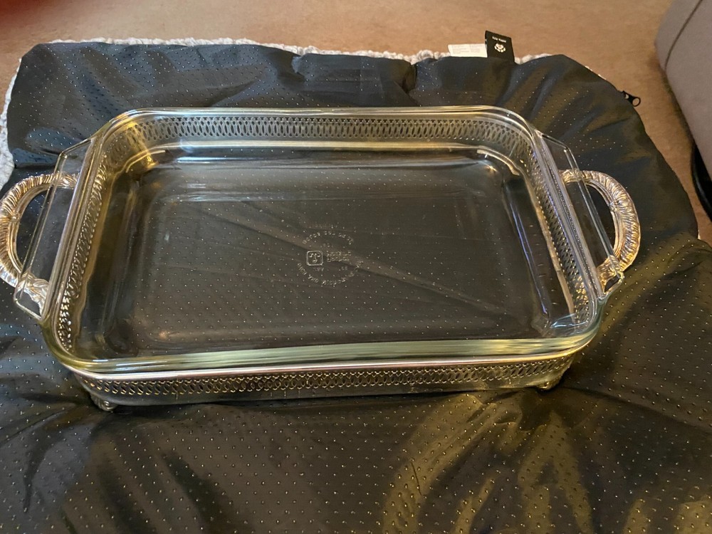 VTG Reed & Barton  Buffet Footed 2 Qt.Casserole Server Silverplate