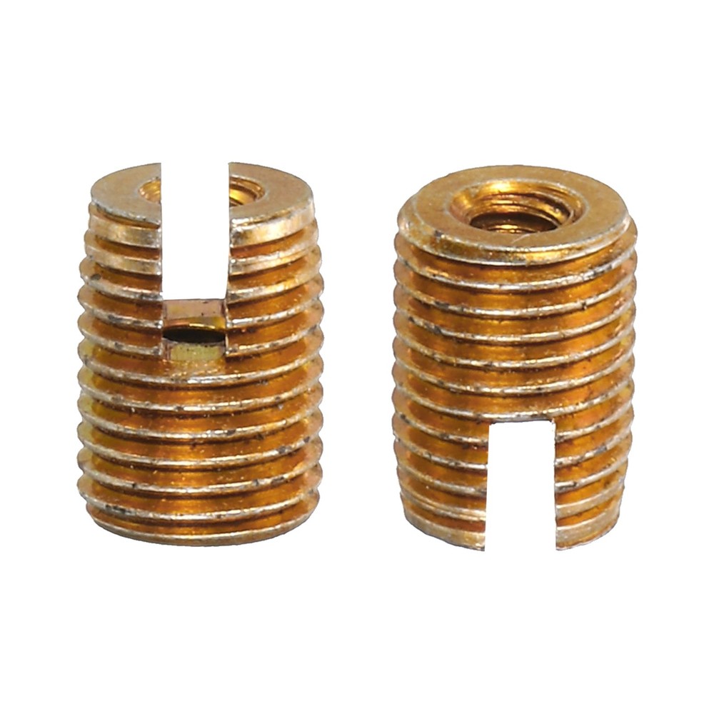 Self Tapping Threaded Inserts, 15pcs Inner M2 M4.5x6 Carbon Steel Nuts