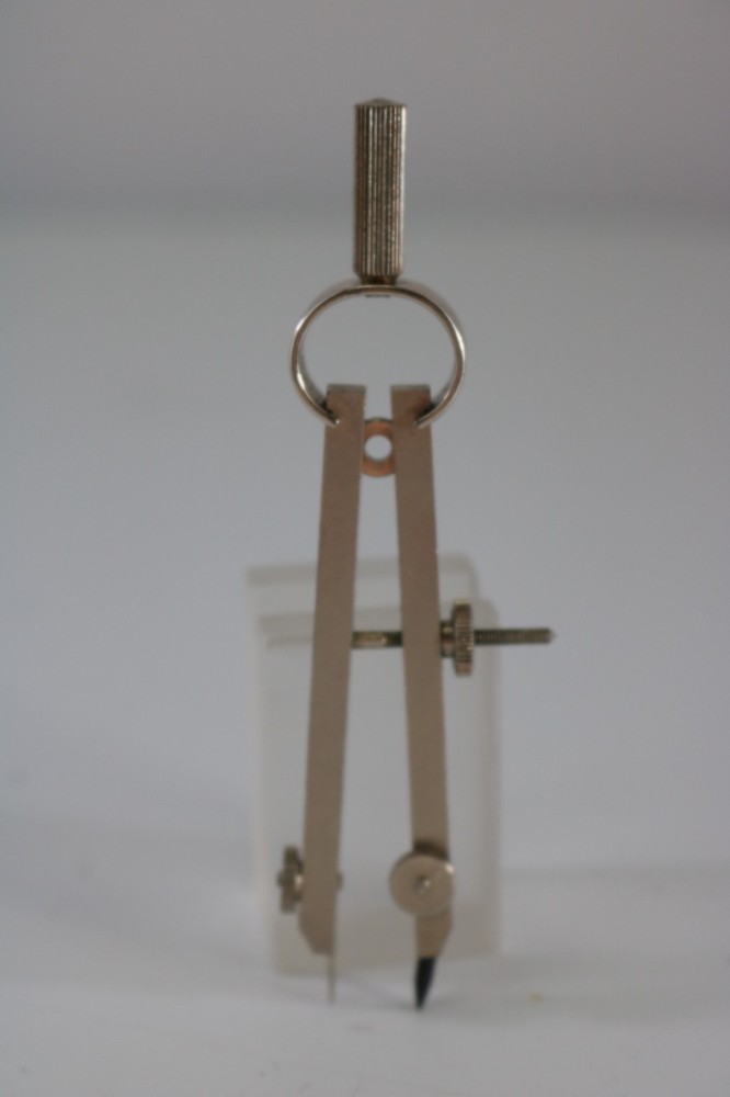 Vintage Hellerman 1085 Stainless Steel Compass