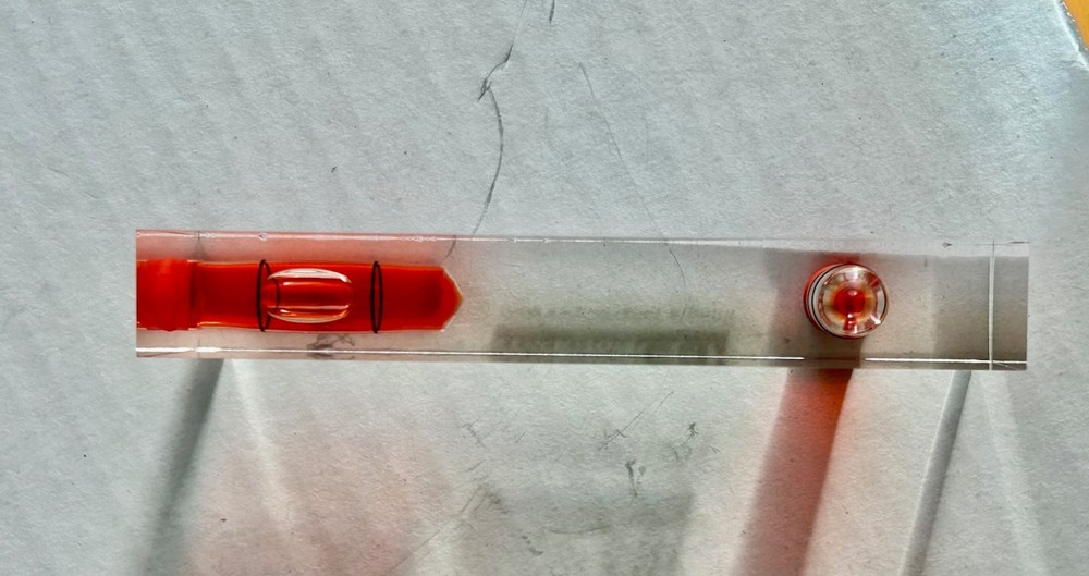 Mini Level High Accuracy Transparent Block Two Direction