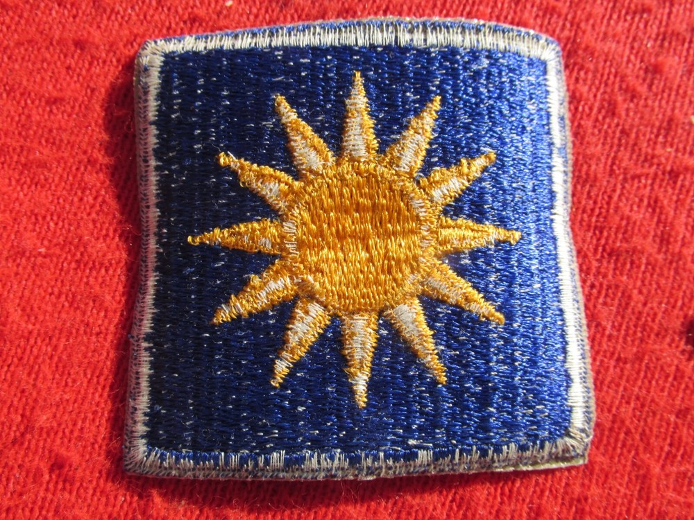 US Army 40th Division patch cut edge fully Embroidered no glow
