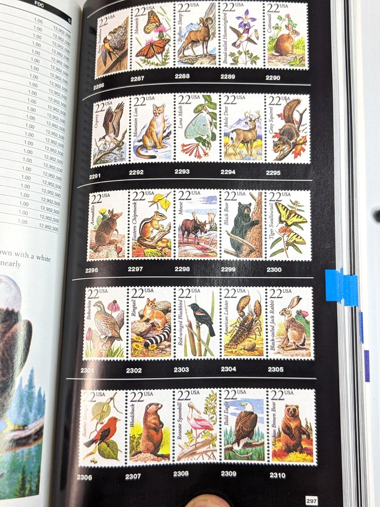 The Postal Service Guide to US Stamps 22nd Edition 1996 Stamp Values Guide Book