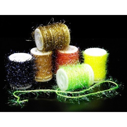 Fly Tying Chenille, X 2 UV STRAGGLE CHENILLE Standard & Extra Fine -  TWO SPOOLS