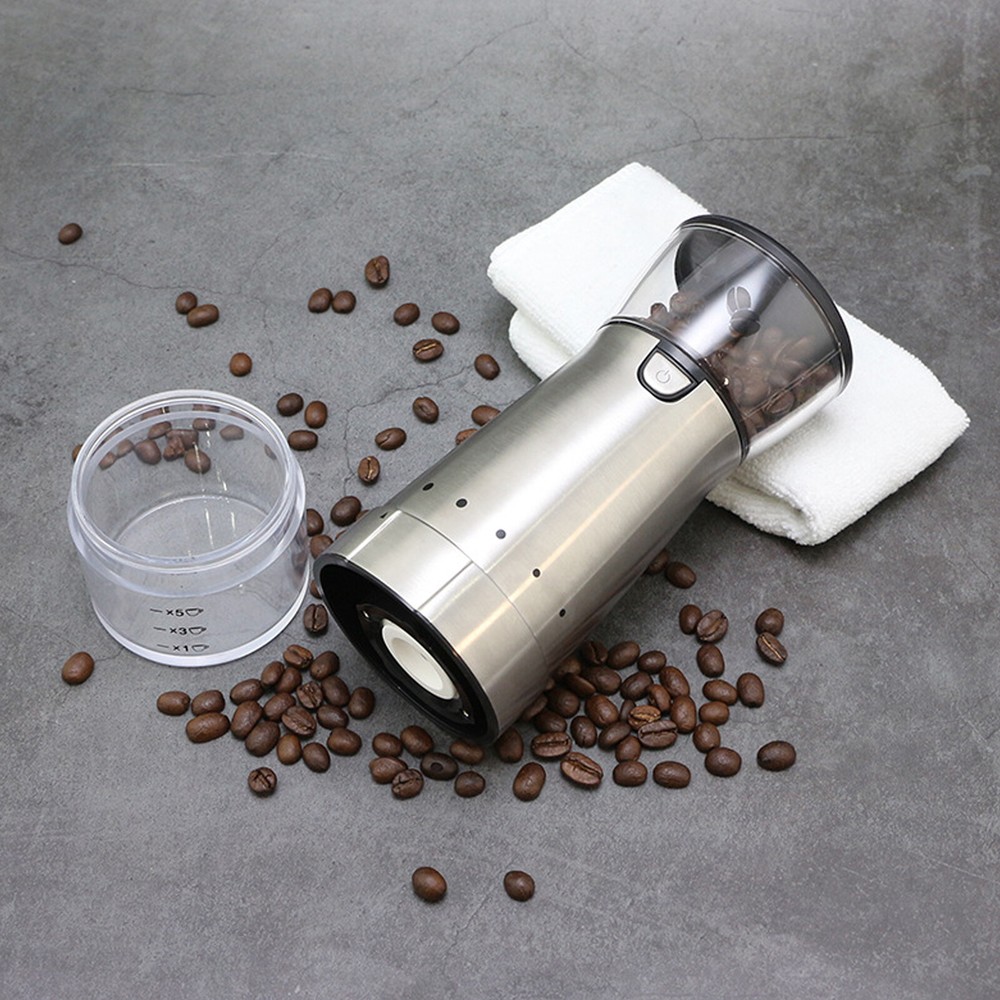Rechargeable Battery Powered Portable Fully Automatic Electric Coffee Grinder