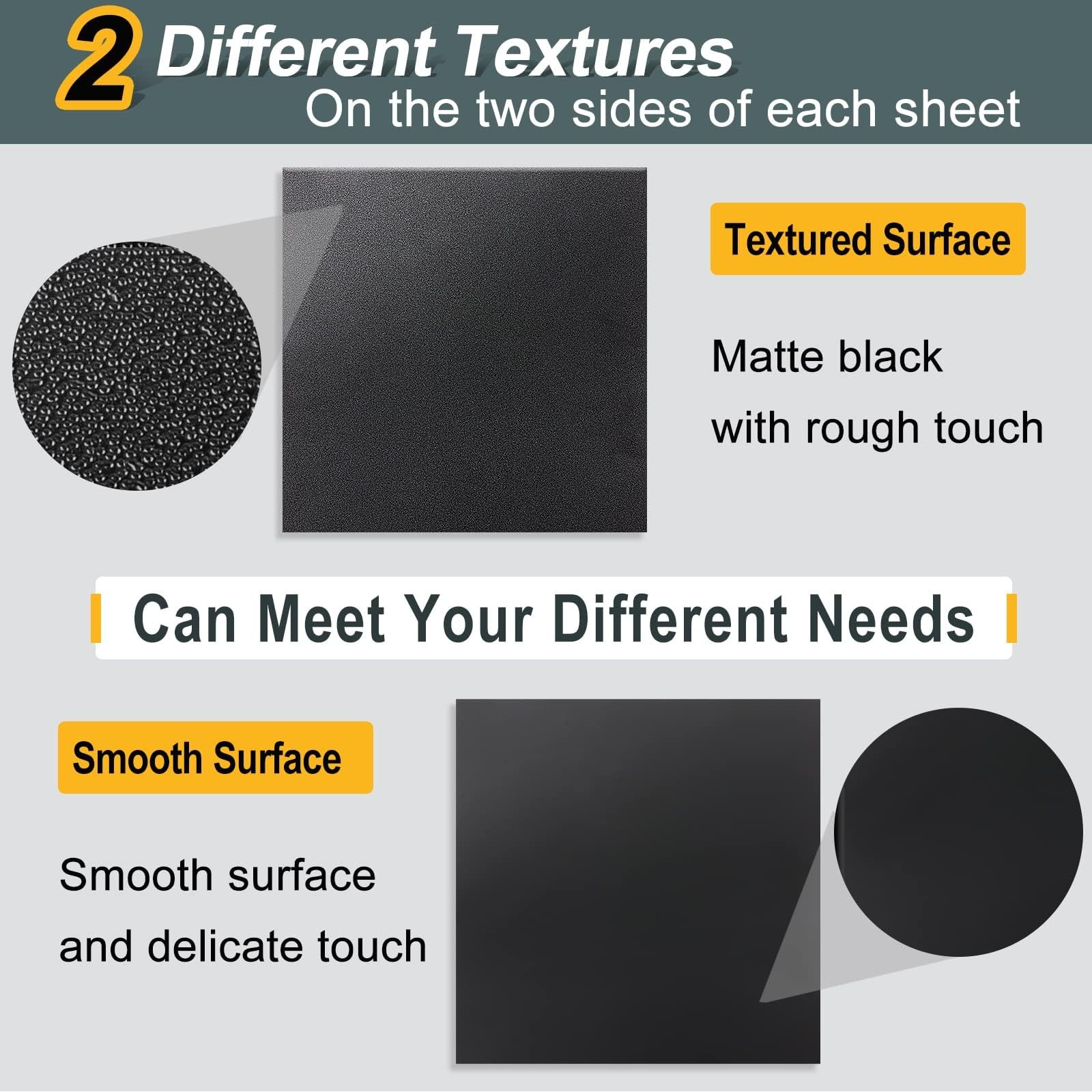 Black ABS Plastic Sheet 8" X 12"X 0.04" Flexible Moldable Impact Strength and Hi