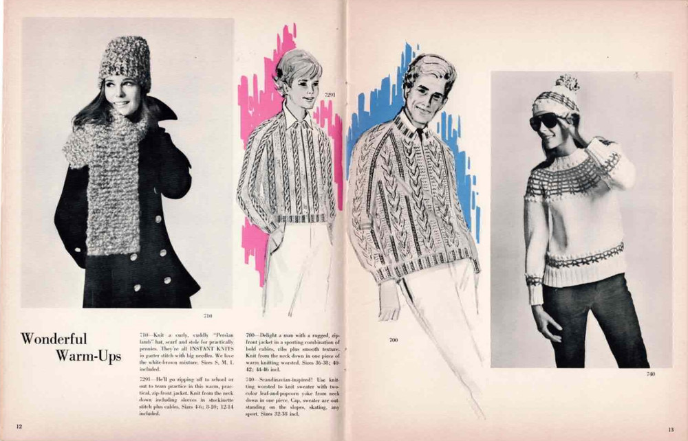 Vintage Mail Order Pattern Catalog Needlecraft Patterns Great Pics 1960's