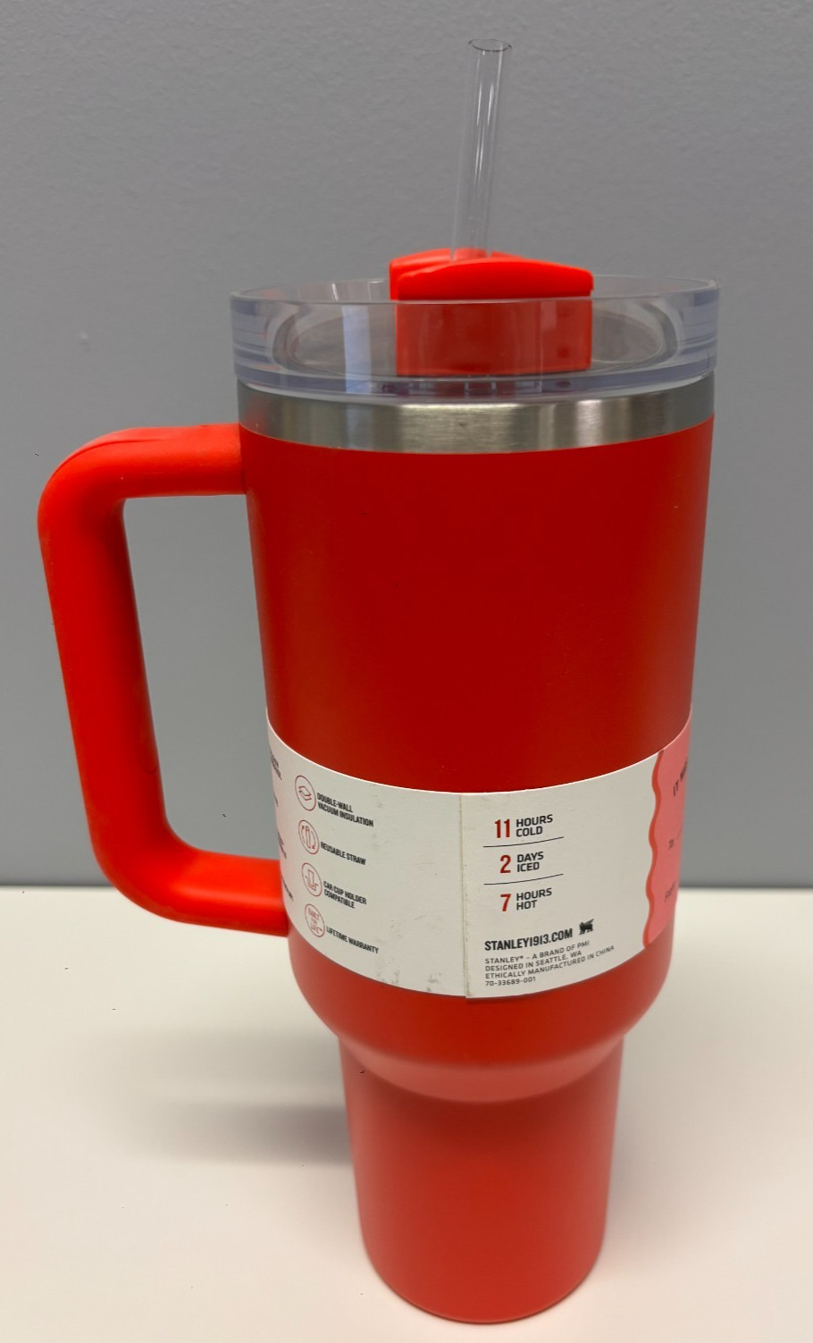 Stanley Valentine's Day FlowState Tumbler 40 oz Target Red (Target Exclusive)