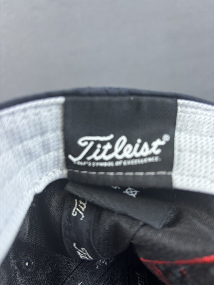 Titlelist Footjoy Prov V1 Hat Cap Gray Strap Back Adjustable Golf Baseball