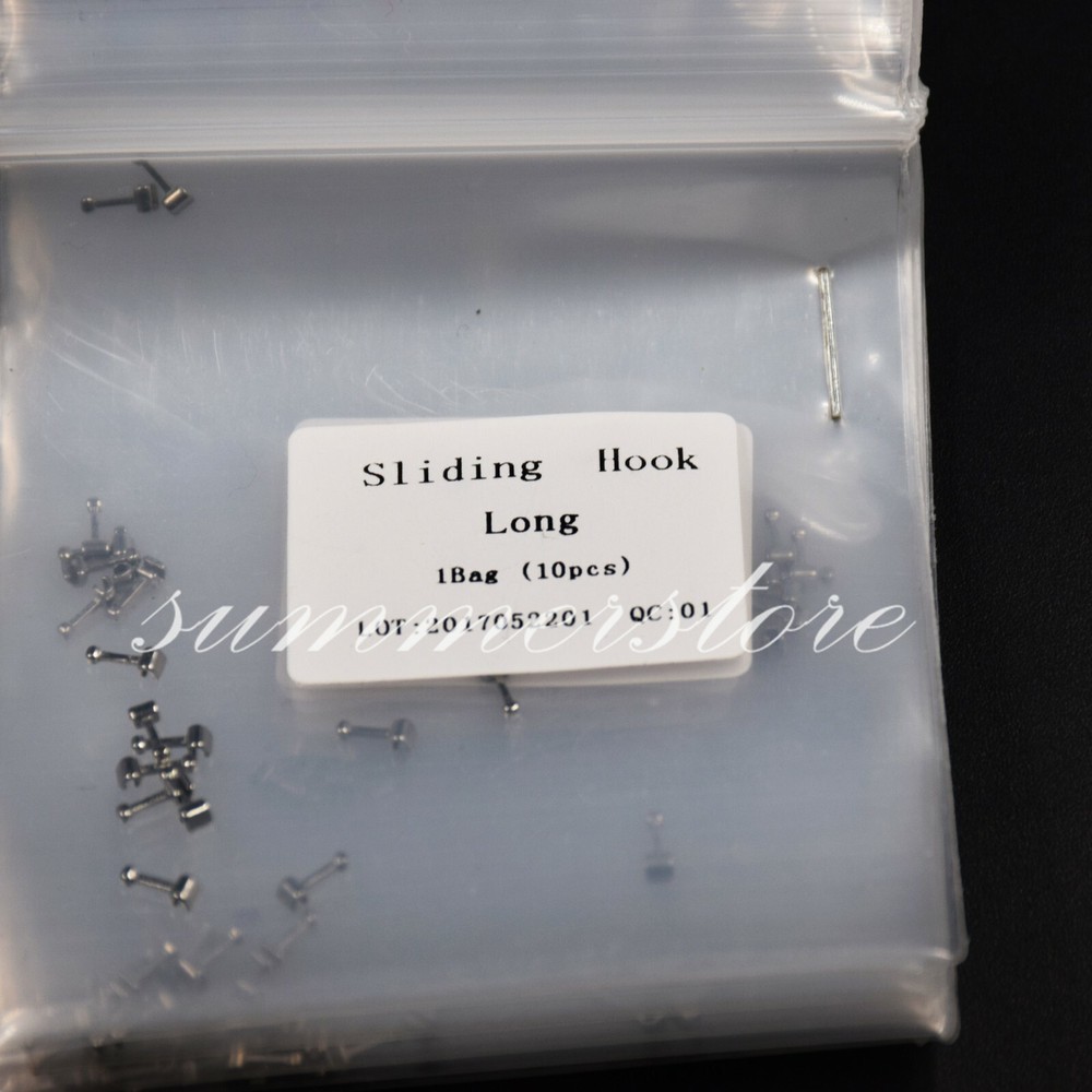 Dental Stainless Steel Universal Long Crimpable Hook Arch Wire Quantity Optional