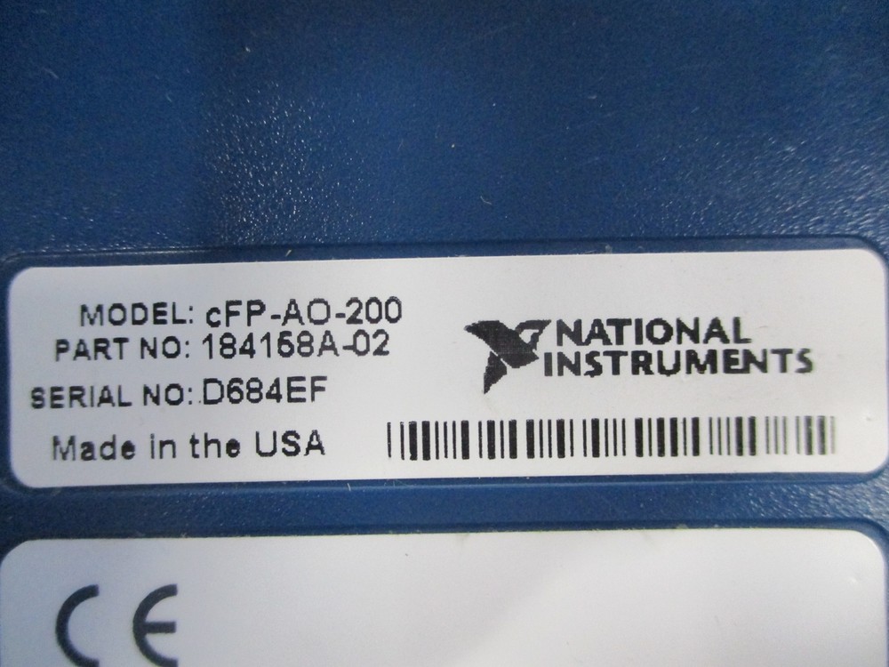 NATIONAL INSTRUMENTS 184158A-02 MODULE NSNP