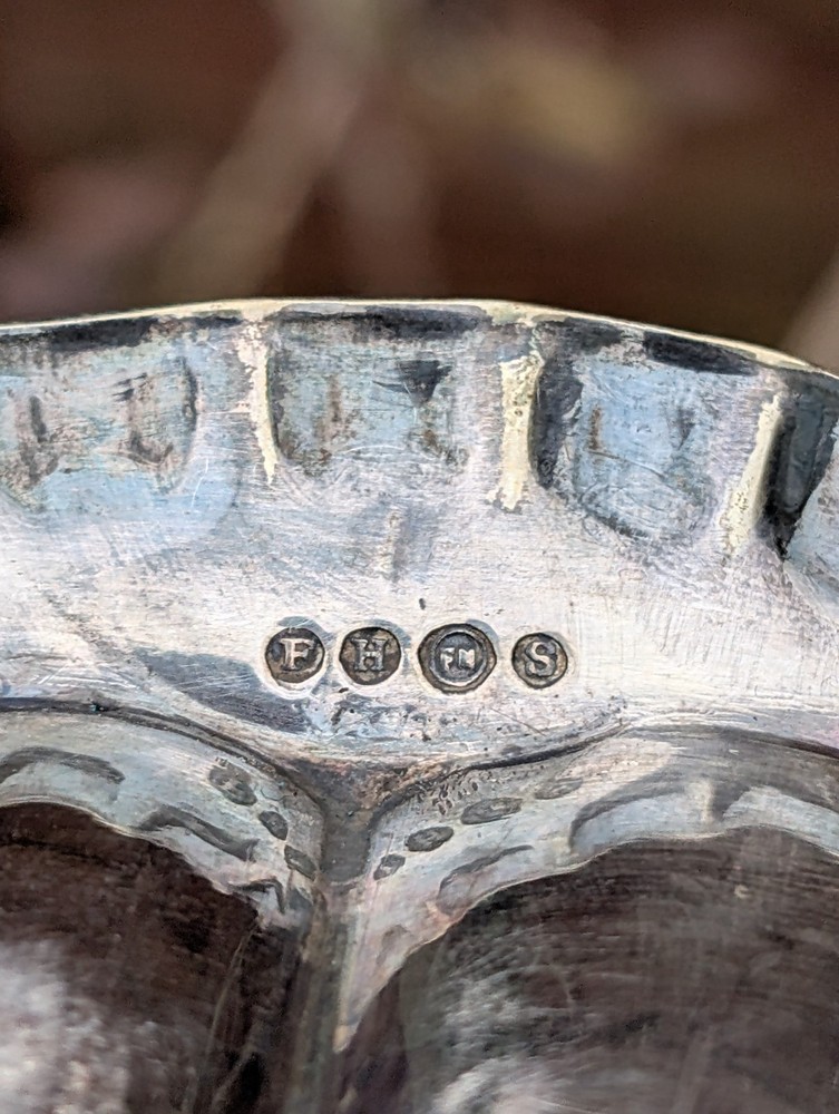 Silver Plate Antique Shell Designed Footed Cake or Fruit Basket Bon Bon Dish