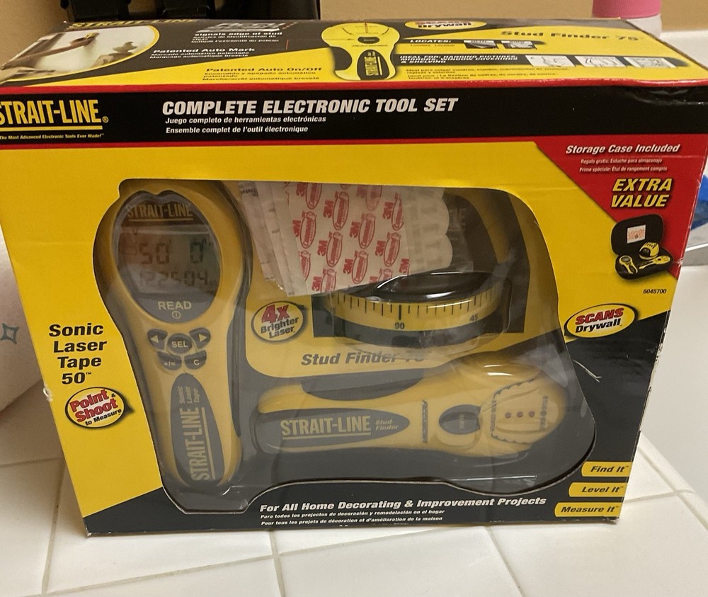Straight-Line Laser Tool Set NIB