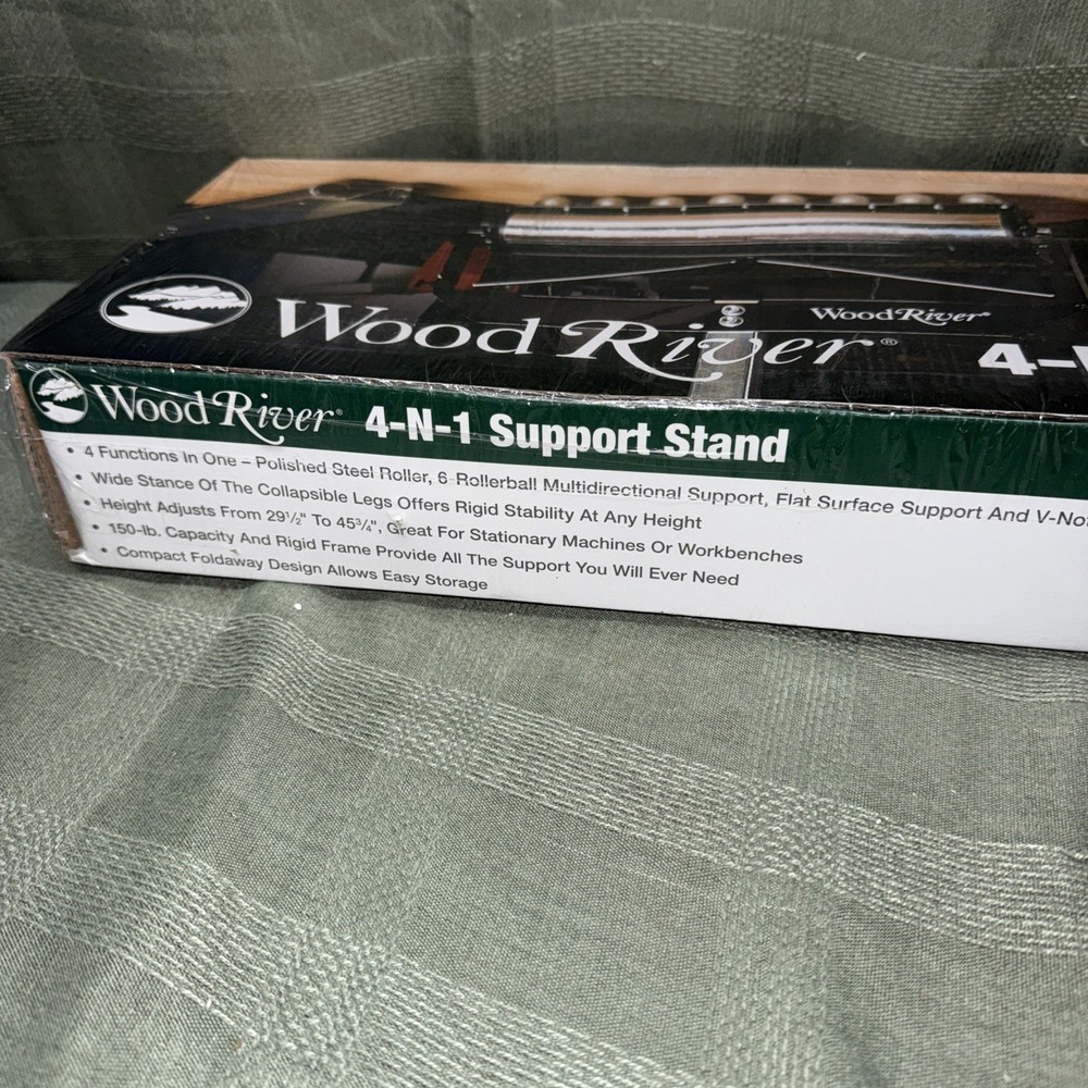 WOODRIVER Single Roller Work Support Stand