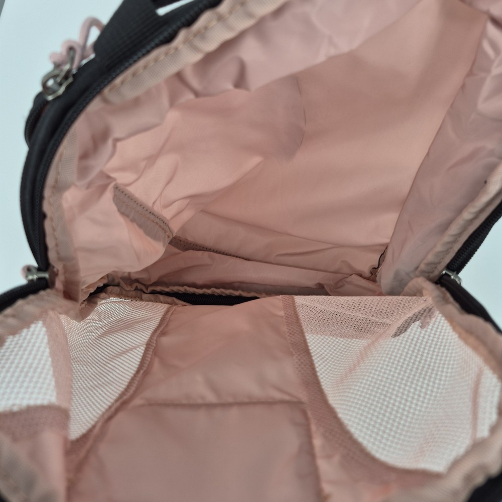 BAGSMART Small Vented Packing Cube Organizer Pink With Nylon Drawstring Bag
