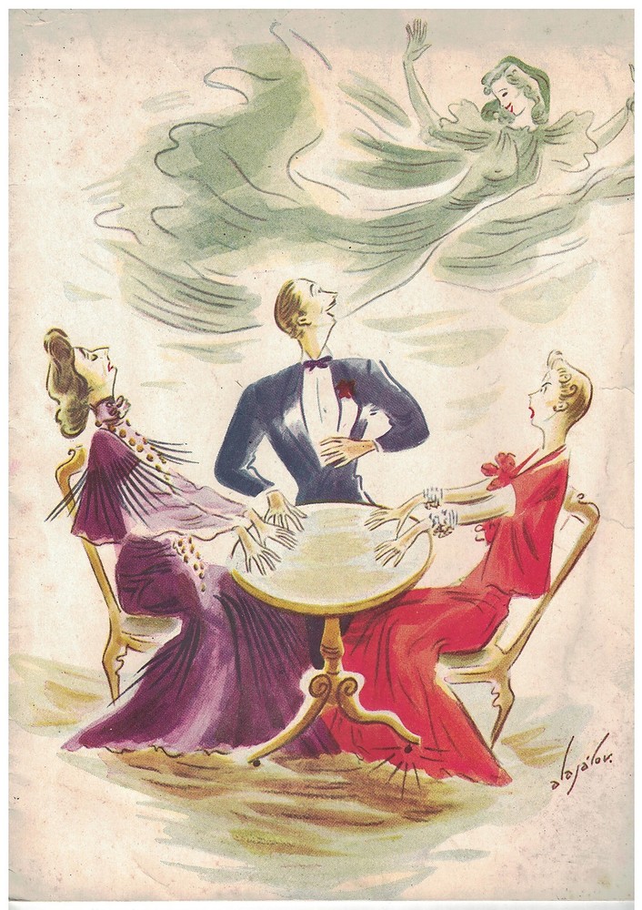 Vintage Souvenir Program Clifton Webb in Blithe Spirit with Stagebill