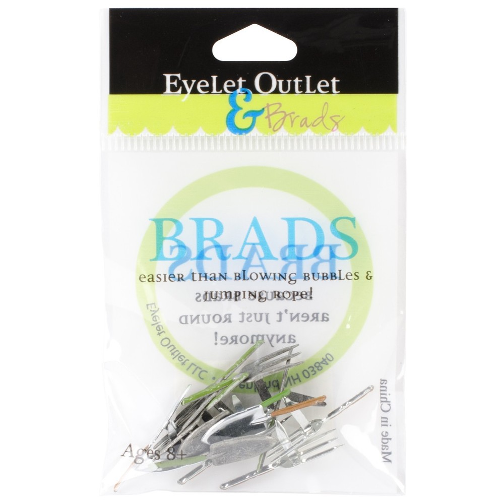 Eyelet Outlet QBRD-59  Shape Brads 12/Pkg-Garden Tools